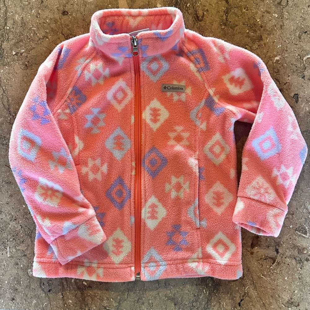 Columbia Coral Fleece Jacket with Tribal Design
